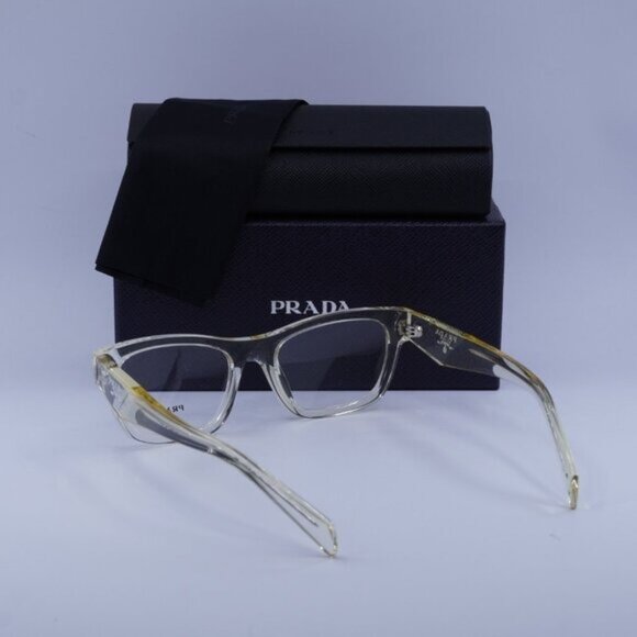 Prada PRB01V 19X1O1 Cat Eye Eyeglasses - Pale Gold Plated 54mm